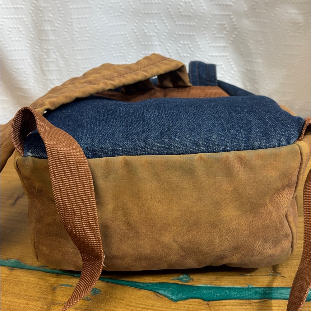 Disney Winnie The Pooh Denim Overall Mini Backpack - Picture 8 of 15